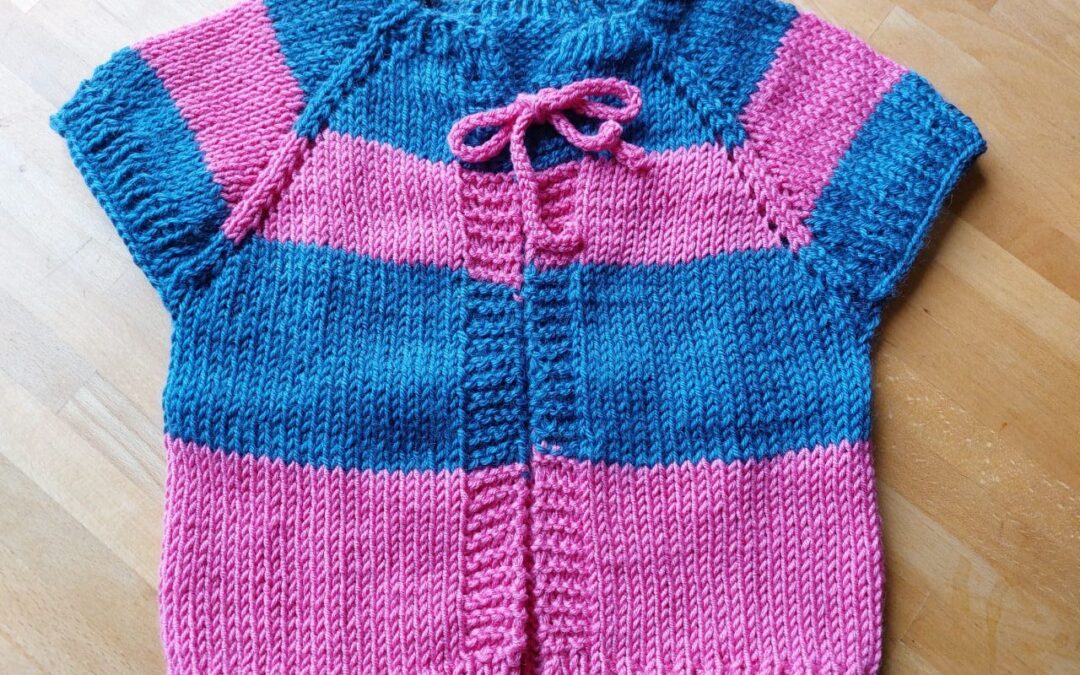 Cardigan bambina ai ferri